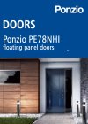 Ponzio PE78NHI - floating panel doors